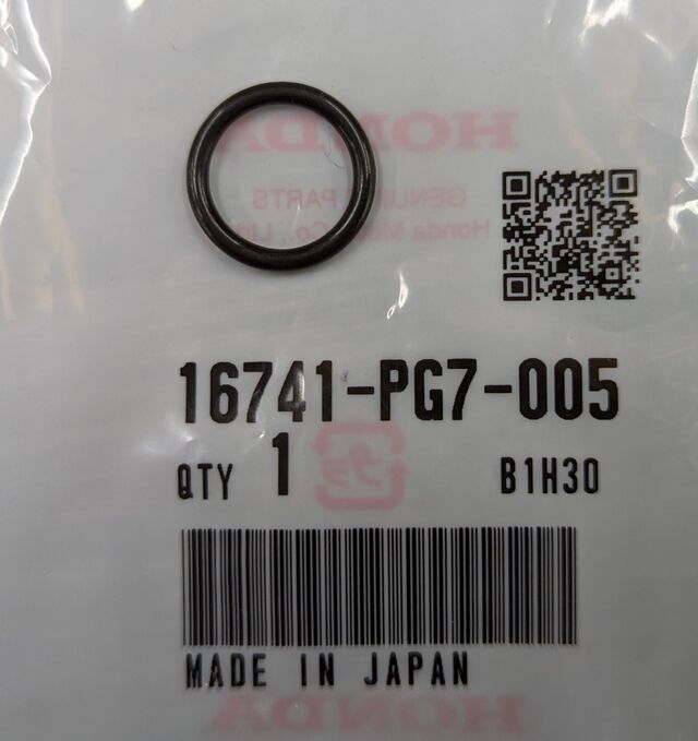 O-RING SEPARADOR DE VAPOR HONDA BF 50-60-75-90-100-115-130 OEM 16741-PG7-005