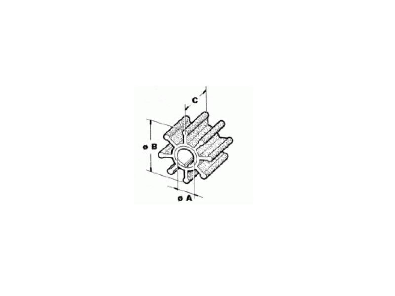 Impulsor Turbina Rotor Suzuki DF25 - DF60 | DT20 - DT70 17461-96312