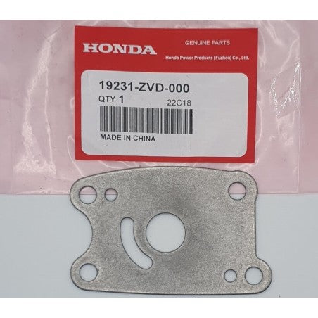 PLACA GUÍA, TAPA, CHAPA BOMBA DE AGUA | 19231-ZVD-000 HONDA BF5DH